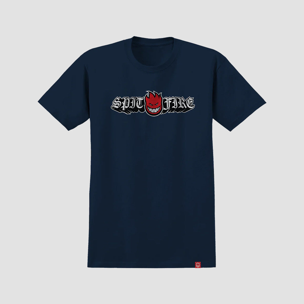 Spitfire Old E Drop Bighead T-Shirt True Navy/Red