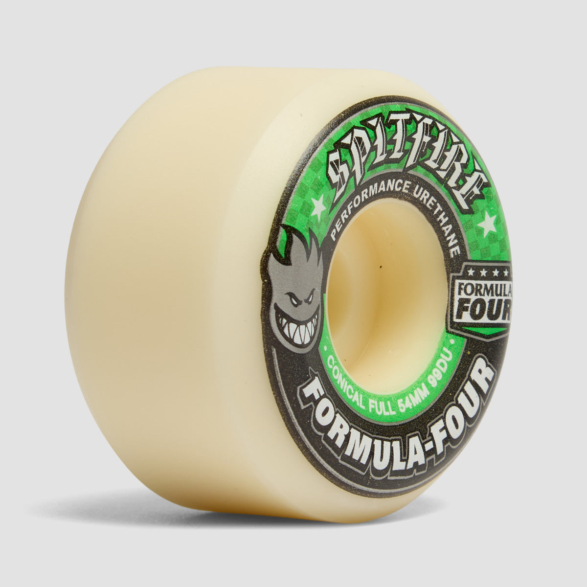 Spitfire X Rollersnakes Formula Four Conical Full 99DU Skateboard Wheels Natural 54mm