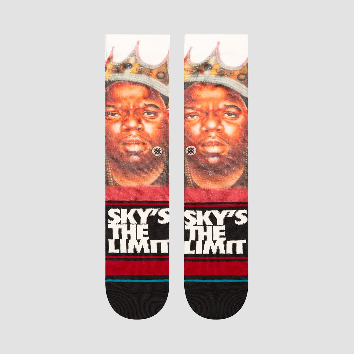 Stance Biggie Smalls Skys The Limit Crew Socks Black