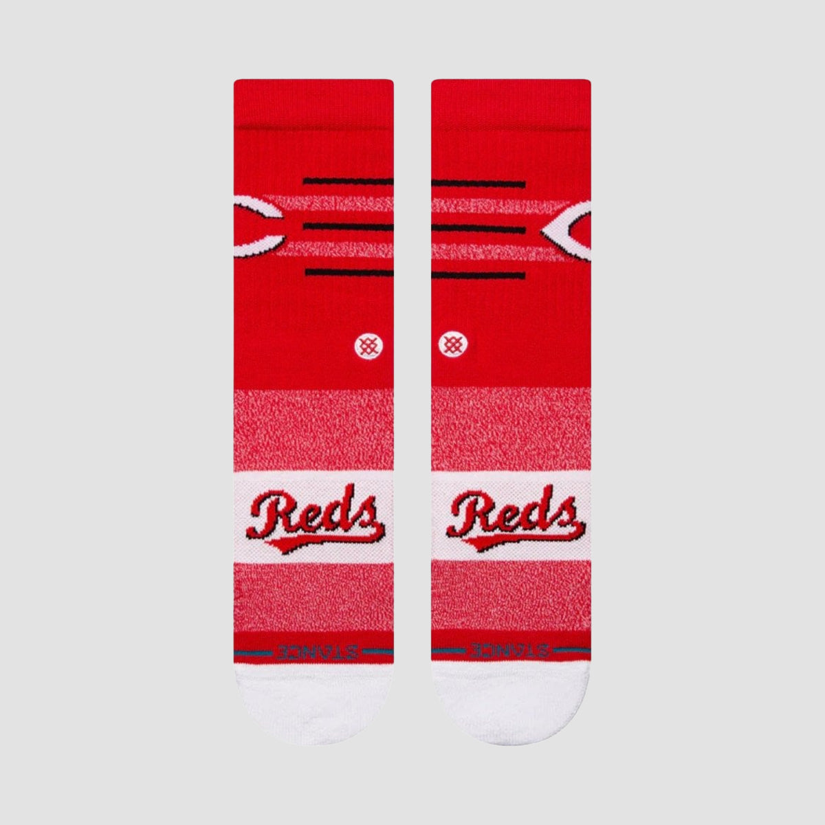 Stance MLB Cincinnati Reds Closer Crew Socks Red