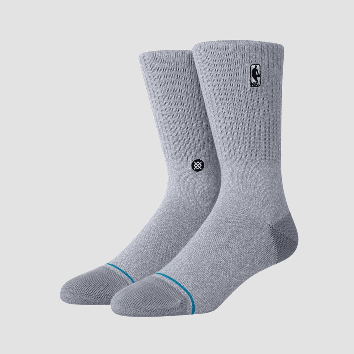 Stance NBA Logoman ST Crew Socks Grey