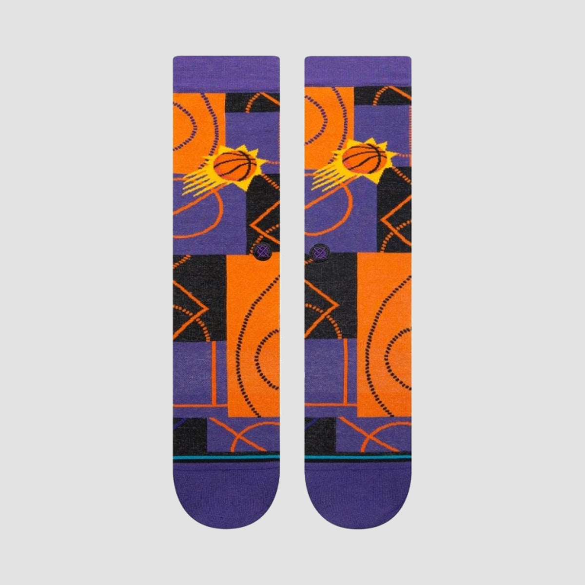 Stance NBA Zone Phoenix Suns Crew Socks Black