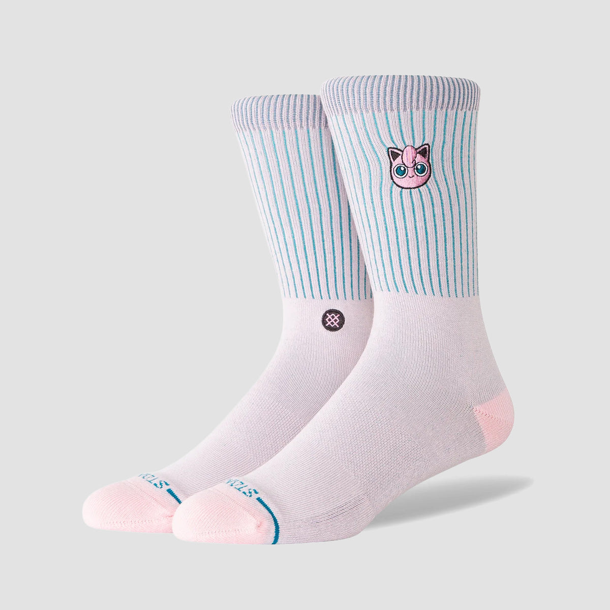 Stance Pokemon Jigglypuff Crew Socks Pink
