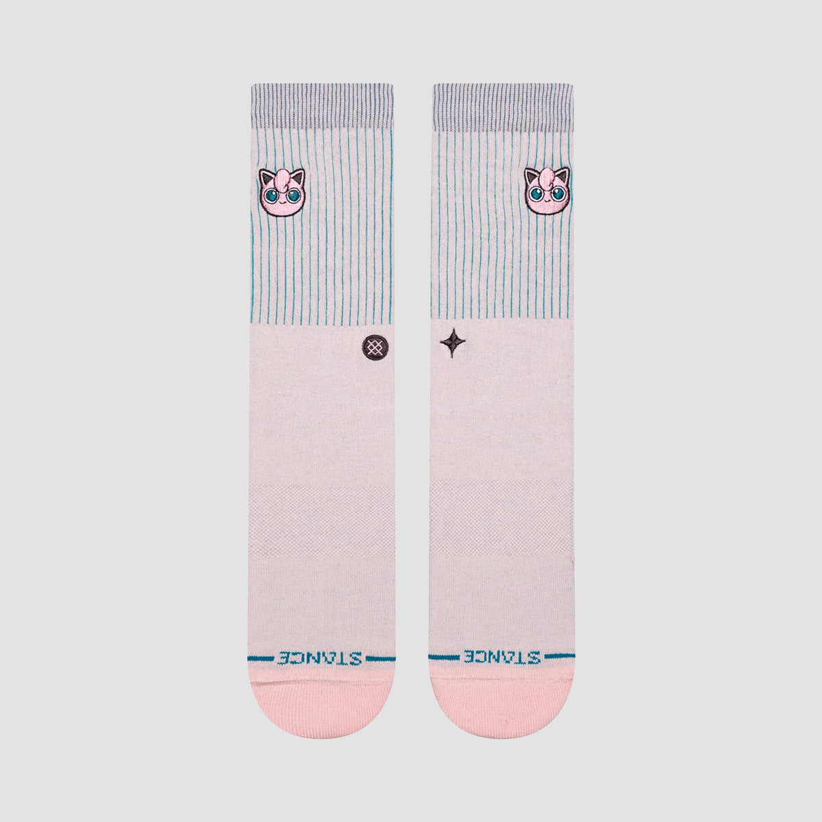 Stance Pokemon Jigglypuff Crew Socks Pink