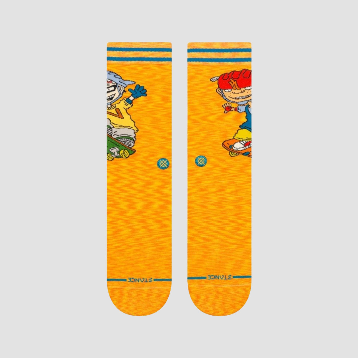 Stance Rocket Power Sam And Twister Crew Socks Orange