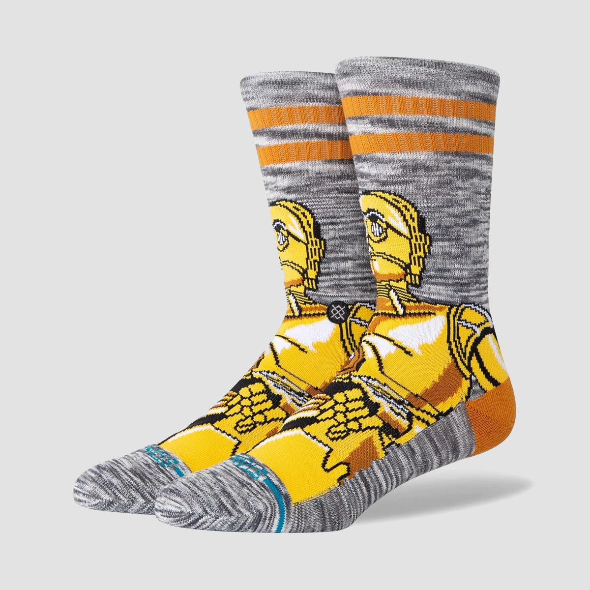 Stance Star Wars C3PO Crew Socks Gold