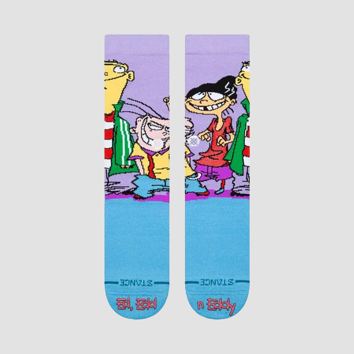 Stance X Cartoon Network Ed Edd Eddy Crew Socks Purple
