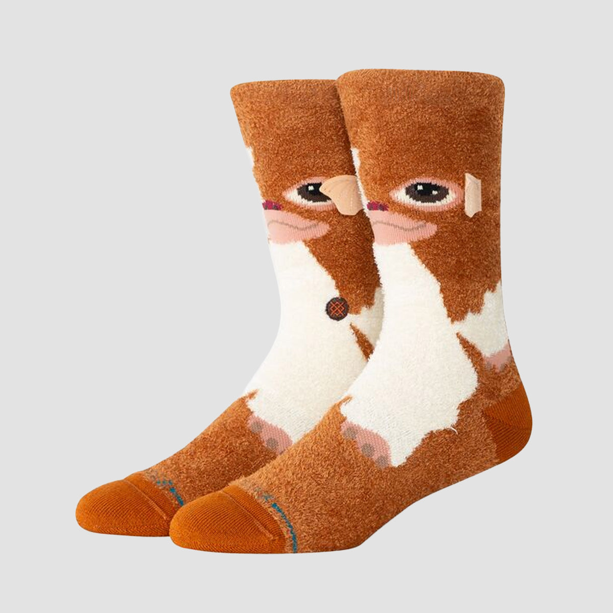Stance X Gremlins Gizmo Crew Socks Brown