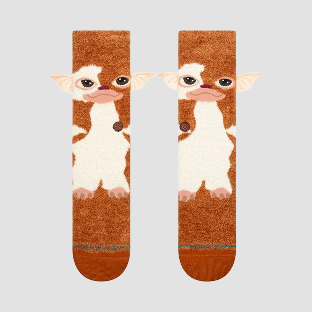 Stance X Gremlins Gizmo Crew Socks Brown