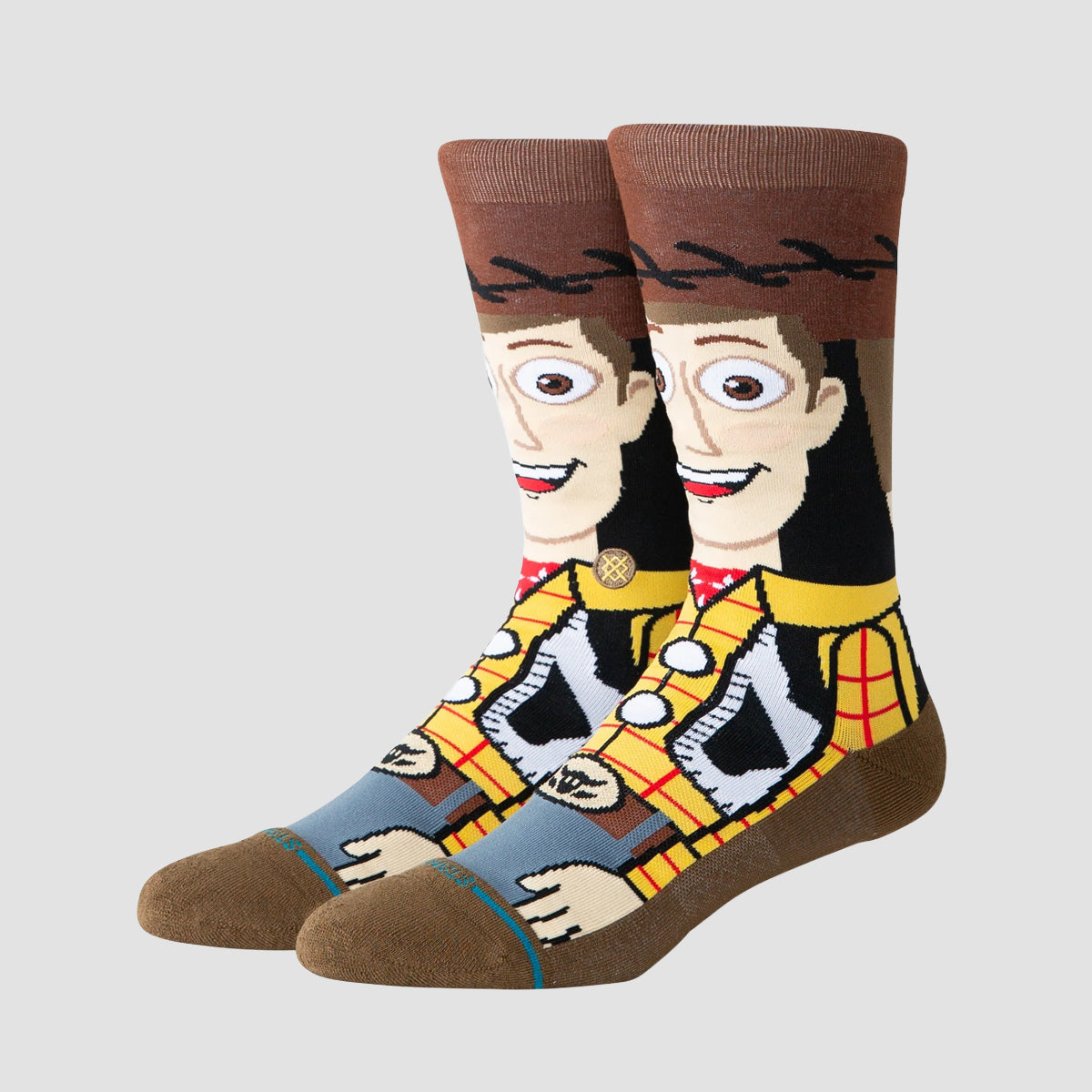 Stance X Toy Story Woody Crew Socks Brown