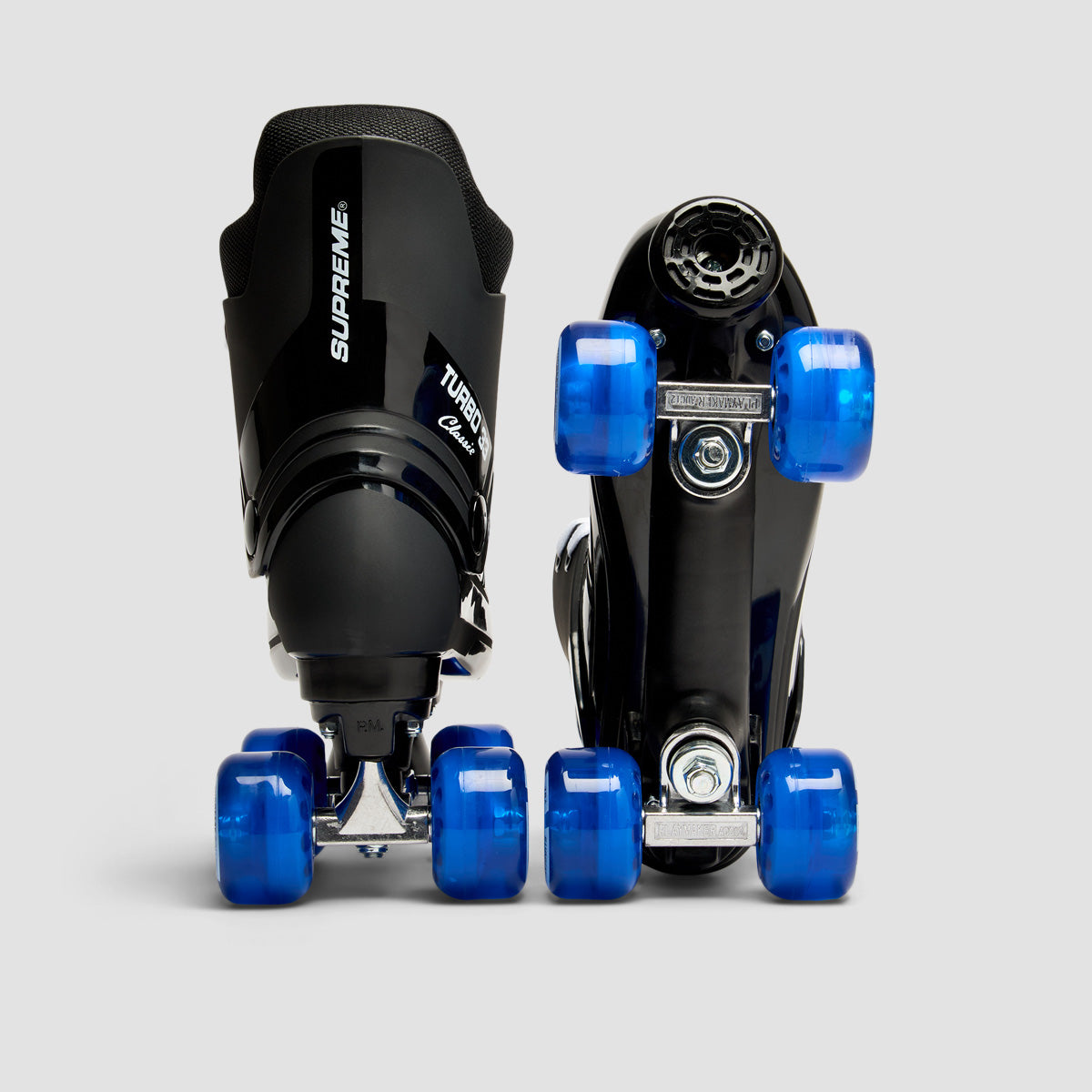 Supreme Turbo 33 Nylon Quad Skates Black/Blue