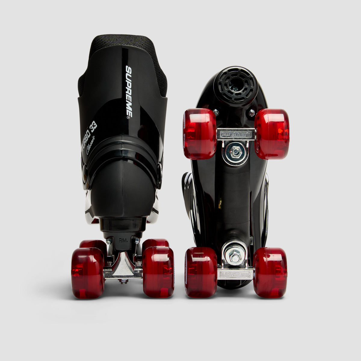Supreme Turbo 33 Nylon Quad Skates Black/Red