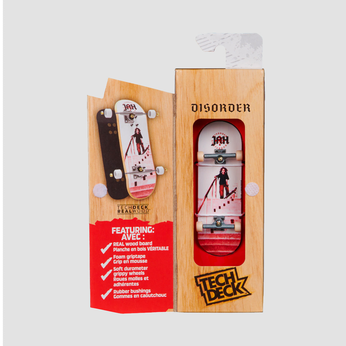 Tech Deck Disorder Nijah JAH Wood Fingerboard - Performance Series