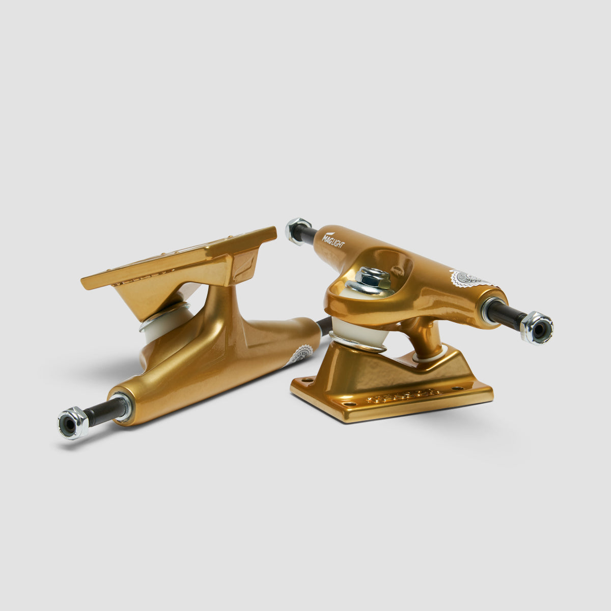 Tensor Mag Light Glossy 5.5 Skateboard Trucks 1 Pair Gold - 8.25"