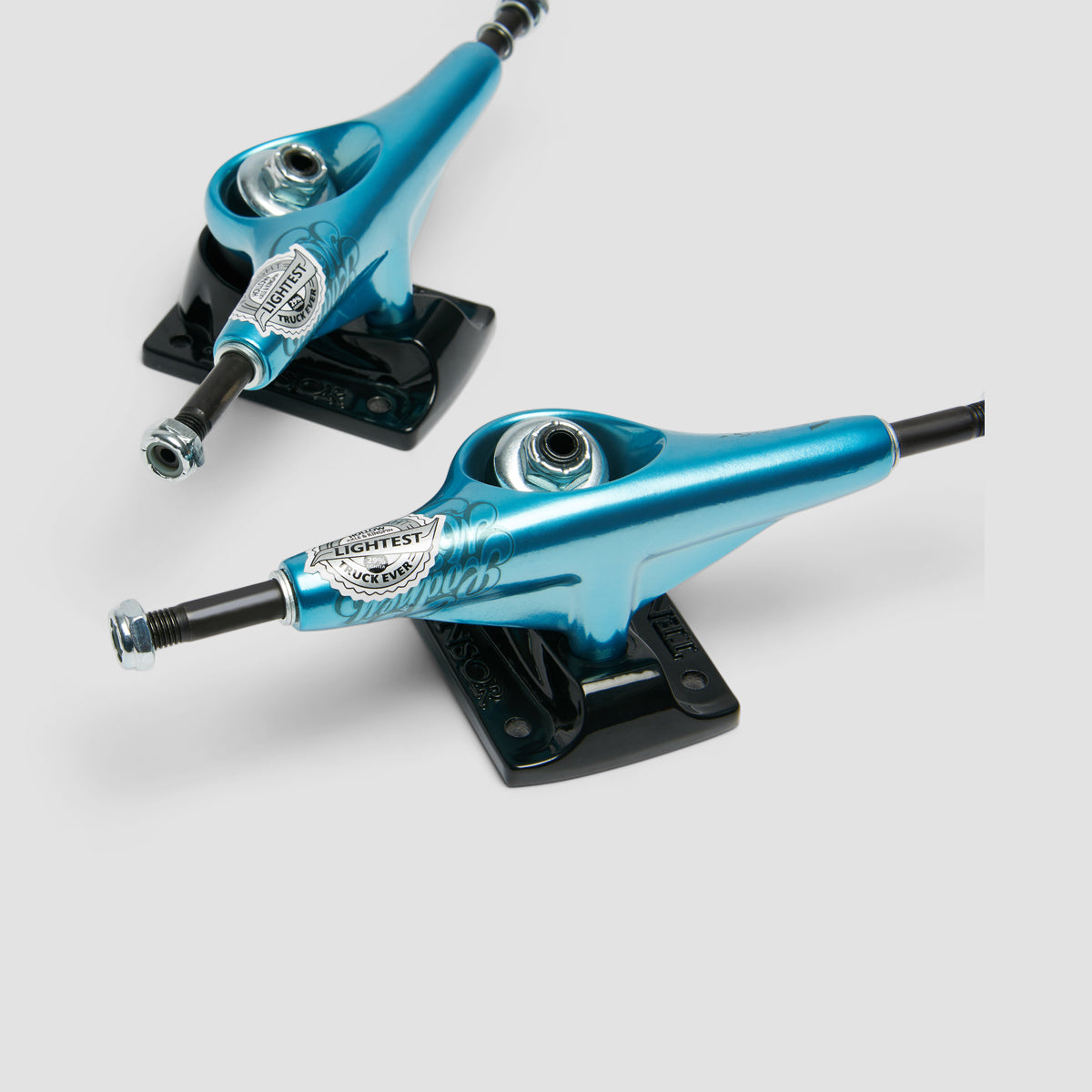 Tensor Mag Light Lo Glossy 5.25 Skateboard Trucks 1 Pair Rodney Mullen/Blue - 8"