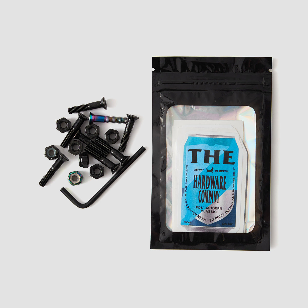 The Hardware Company THC Crafty Sesh Allen Truck Bolts Black/Neo Diesel 1"