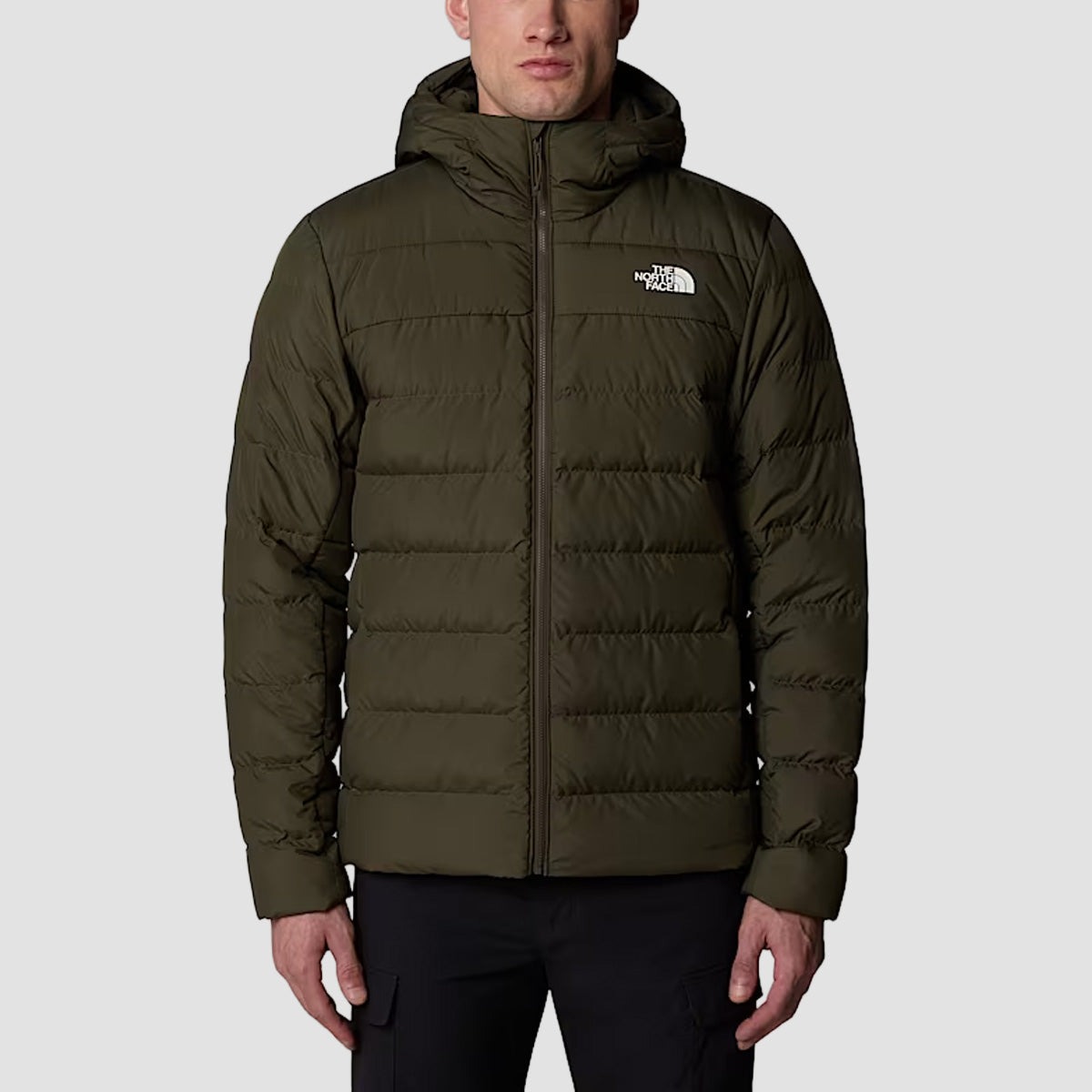 The North Face Aconcagua 3 Hoodie Insulated Jacket New Taupe Green