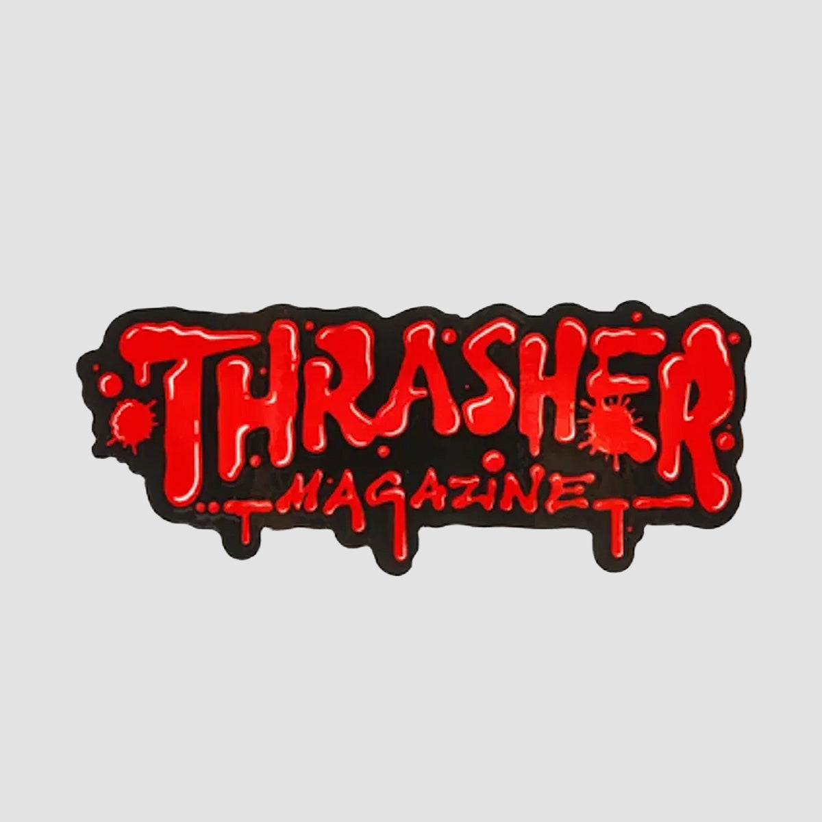 Thrasher Wet Paint Sticker Red 150x60mm