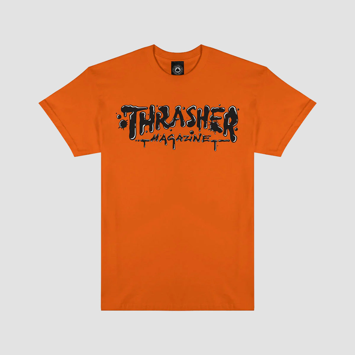 Thrasher Wet Paint T-Shirt Orange