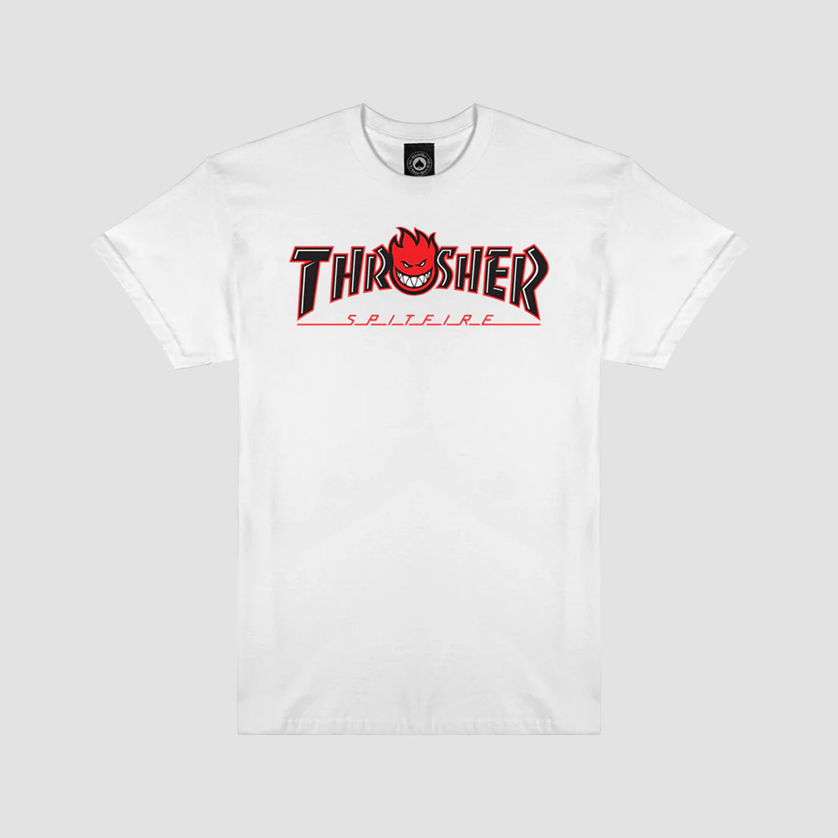 Thrasher X Spitfire Big Head Outline T-Shirt White