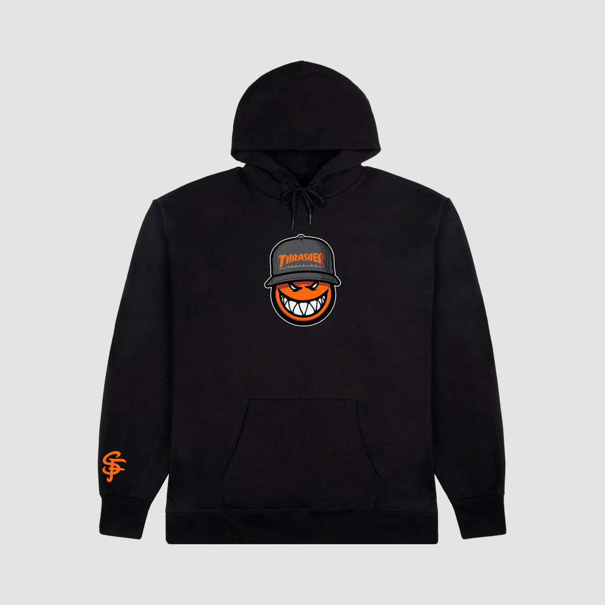 Thrasher X Spitfire Loc Pullover Hoodie Black