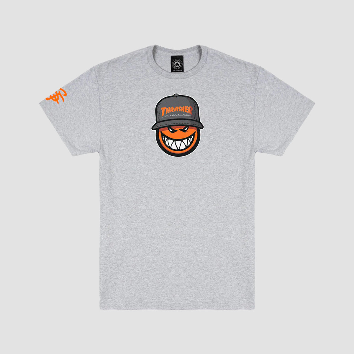 Thrasher X Spitfire Loc T-Shirt Sport Grey