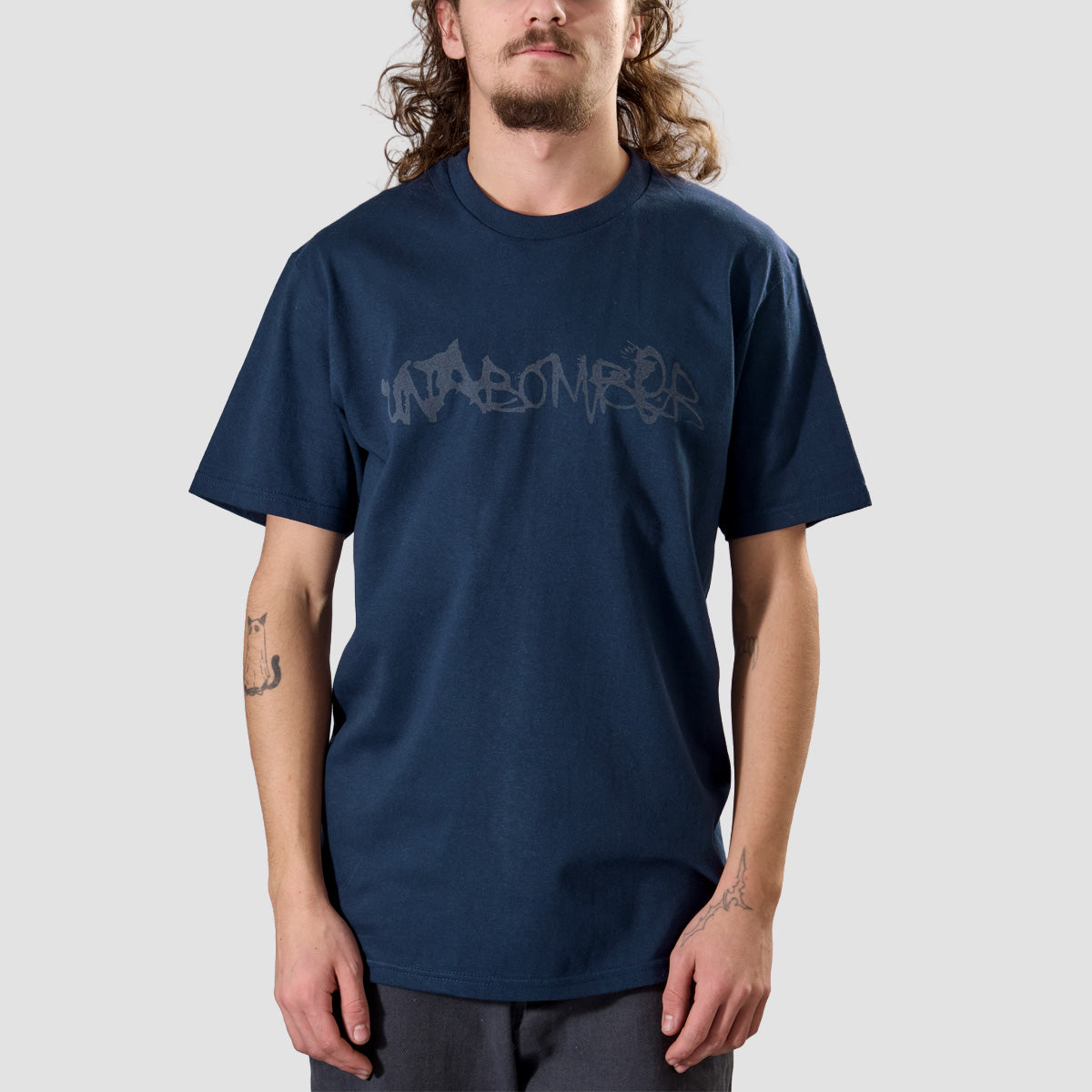 Unabomber Pro Logo T-Shirt Navy