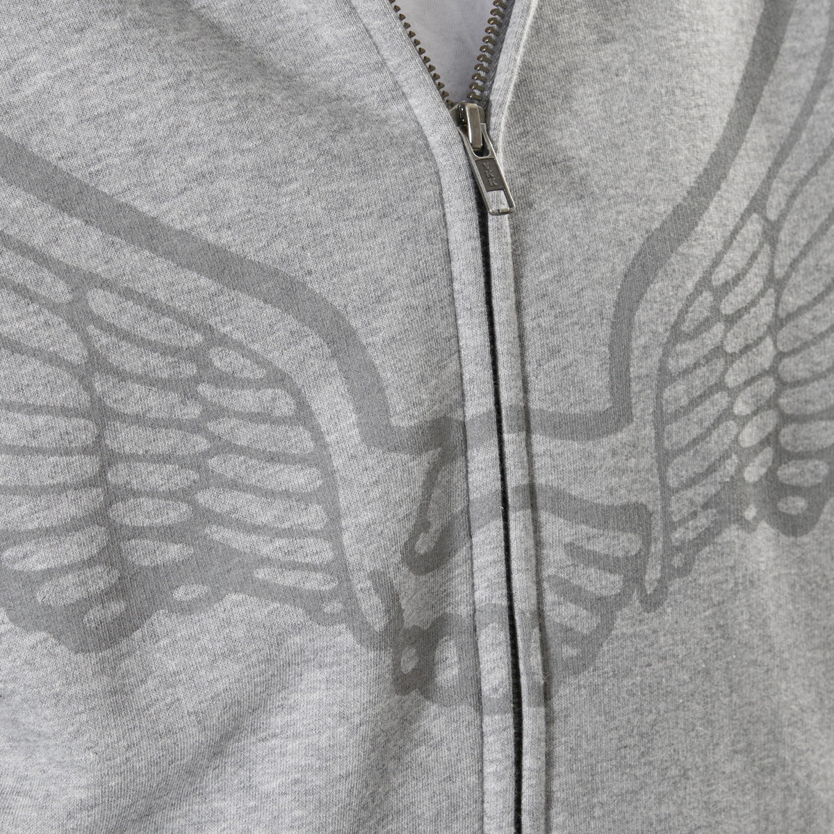 Unabomber Wings Zip Hoodie Athletic Heather