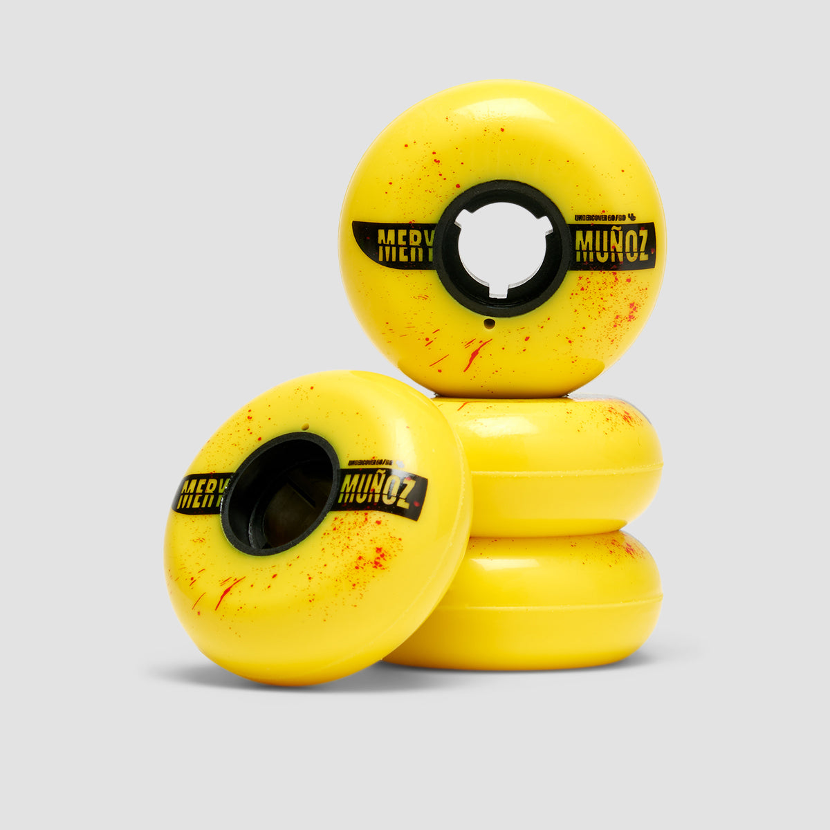 Undercover Mery Munoz Movie 60/90a Inline Wheels x4 Black/Yellow 60mm