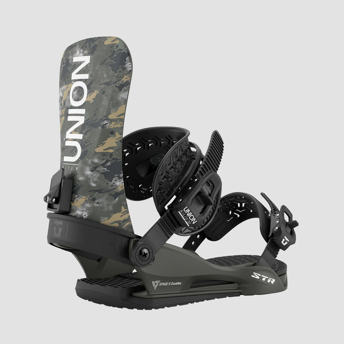 Union STR Snowboard Bindings Camo
