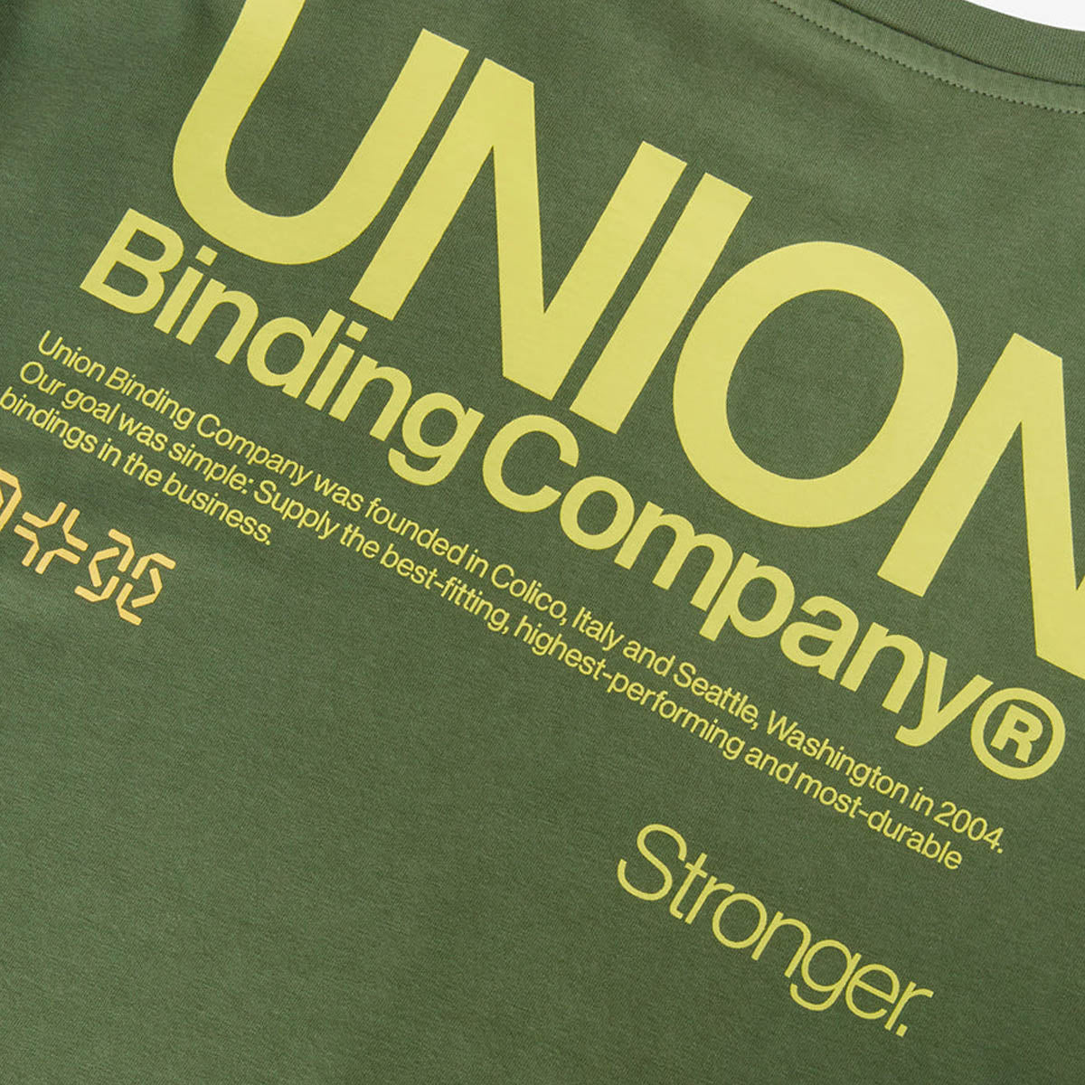 Union Stronger Longsleeve T-Shirt Olive
