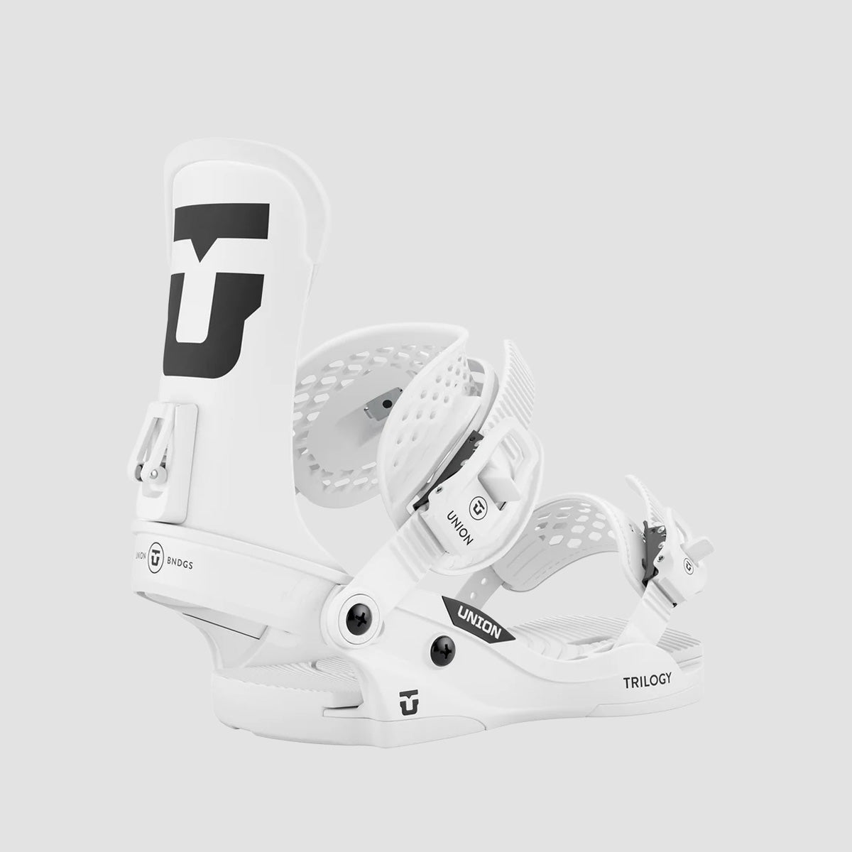 Union Trilogy Classic Snowboard Bindings White - Womens