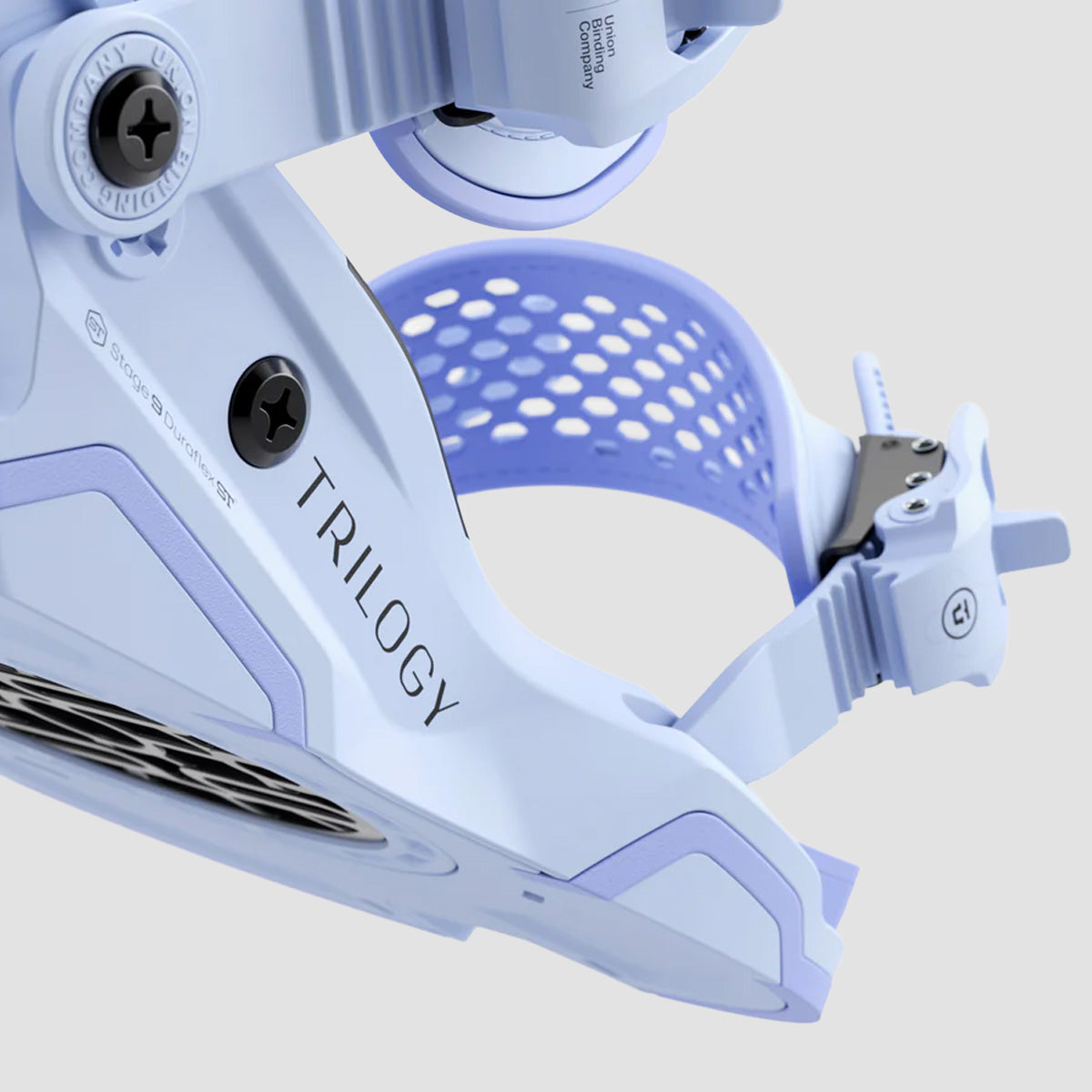 Union Trilogy Snowboard Bindings Light Blue - Womens