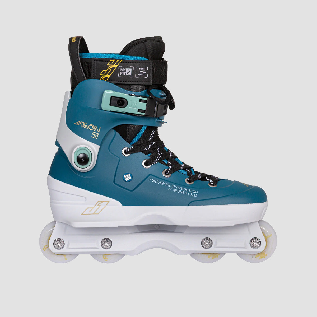 USD Aeon 60 Jay Yoon Aggressive Inline Skates Blue/Grey