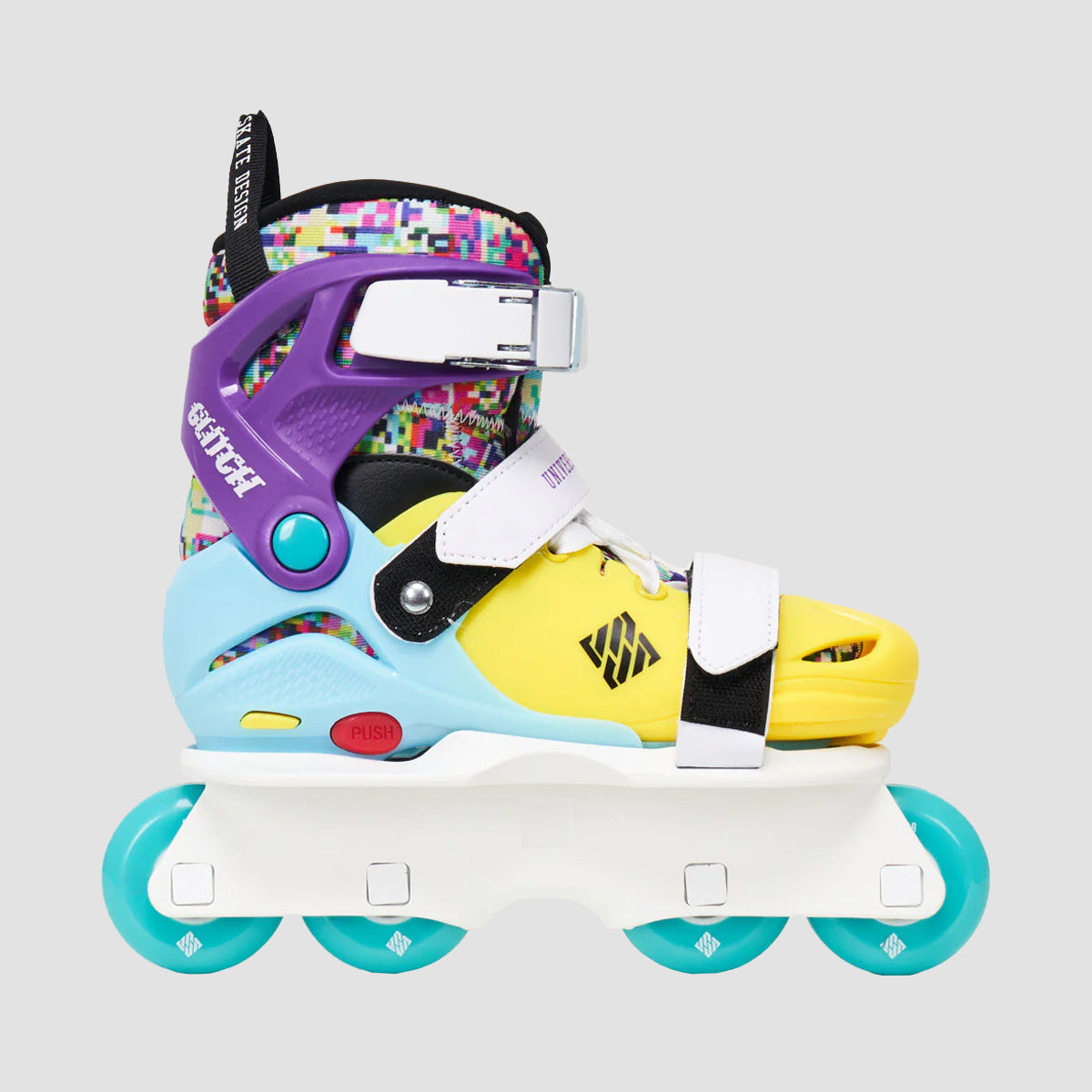 USD Glitch adj. Aggressive Inline Skates Multi Colour - Kids