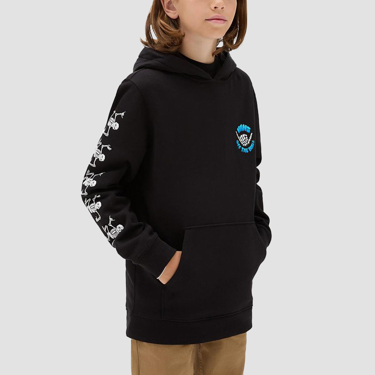 Vans 66 Shredders Pullover Hoodie Black - Kids