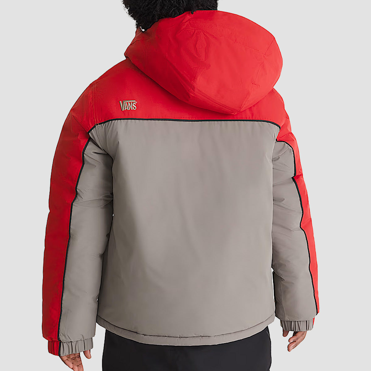 Vans 90s Bigblock Hooded Puffer Snow Jacket Racing Red