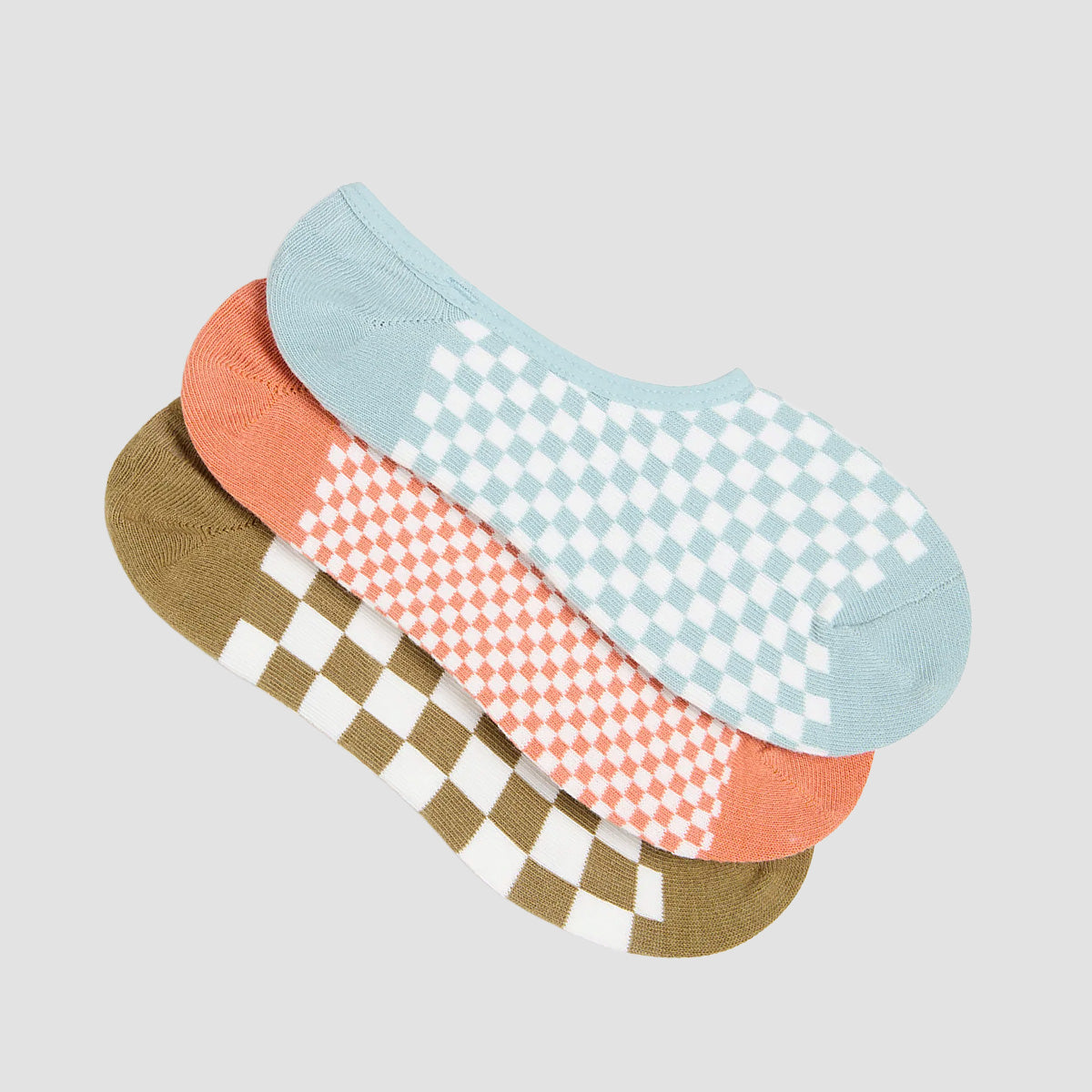 Vans Best Me Canoodle Socks 3 Pack Grey Mist - Womens