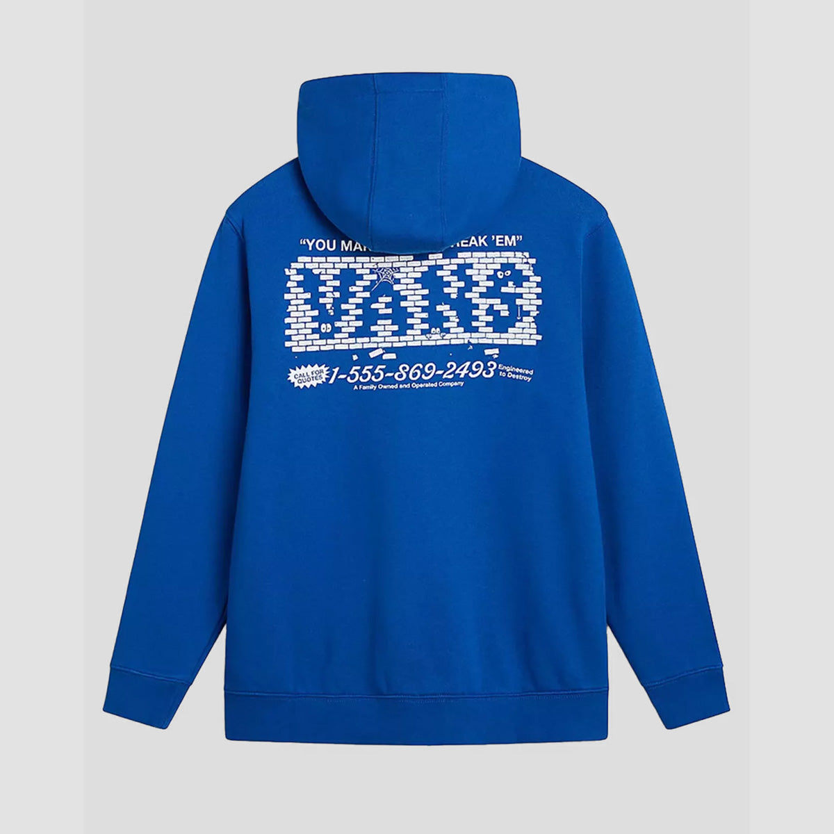 Vans Break Made Zip Hoodie True Blue - Kids