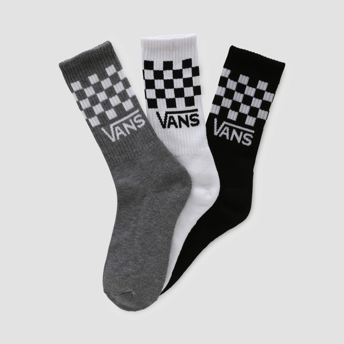 Vans Classic Check Socks 3 Pack Multi - Kids