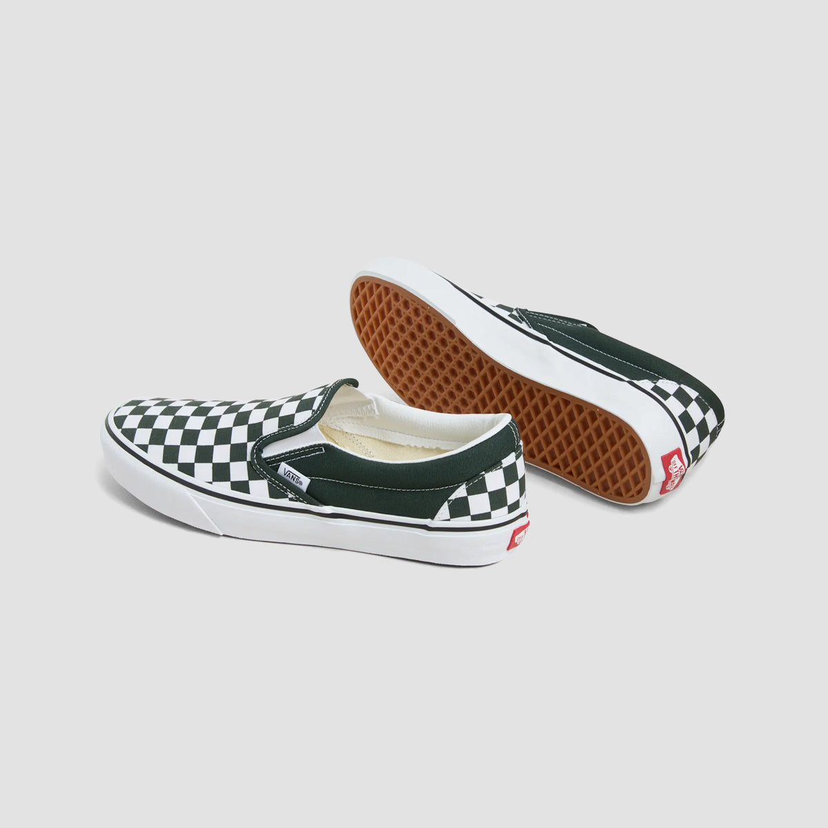 Vans Classic Slip-On Shoes - Colour Theory Checkerboard Scarab