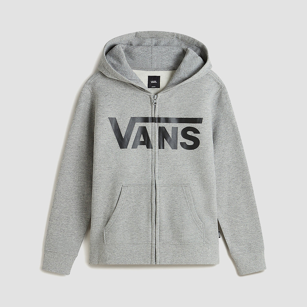 Vans Classic Zip Hoodie Cement Heather Kids - Main Image