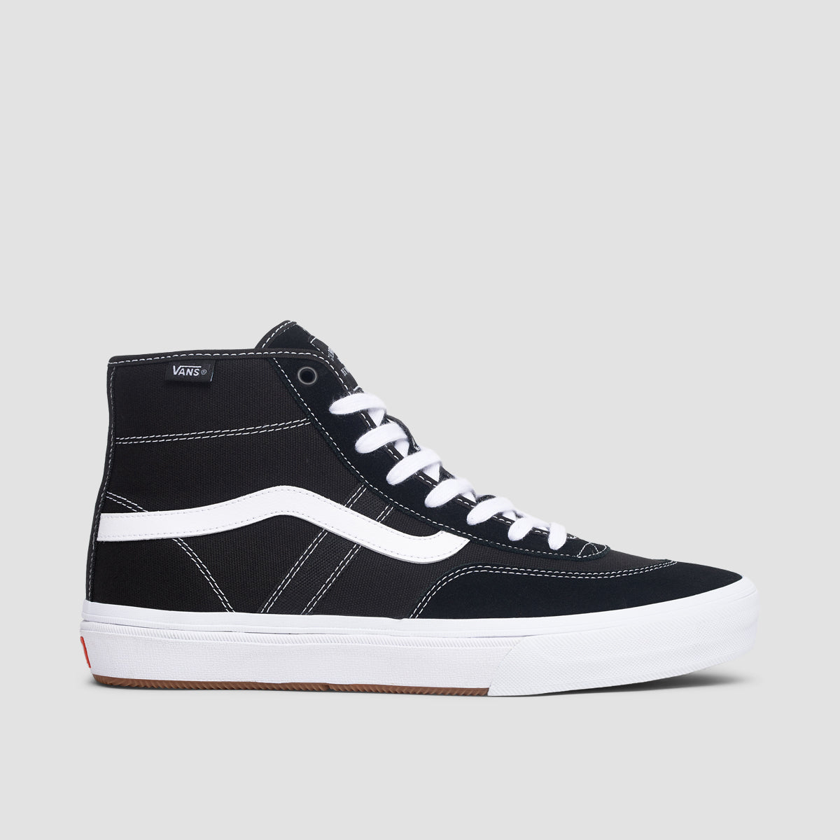 Vans Crockett High Shoes Black White 6uk Black White