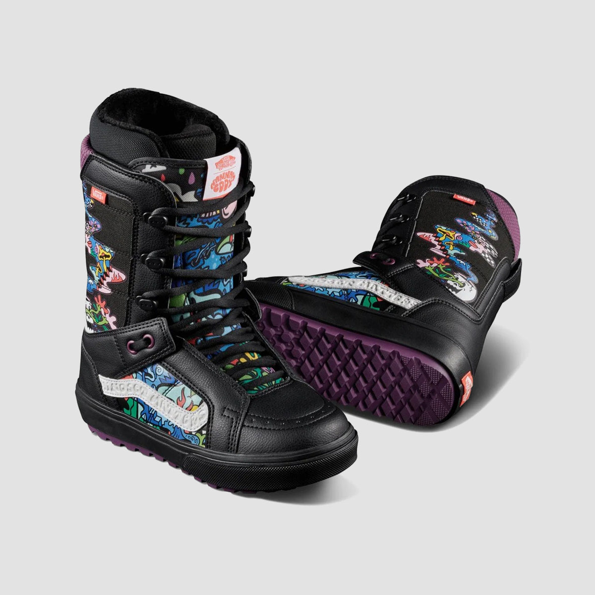 Vans Hi-Standard OG Snowboard Boots Hannah Eddy Black/Multi - Womens