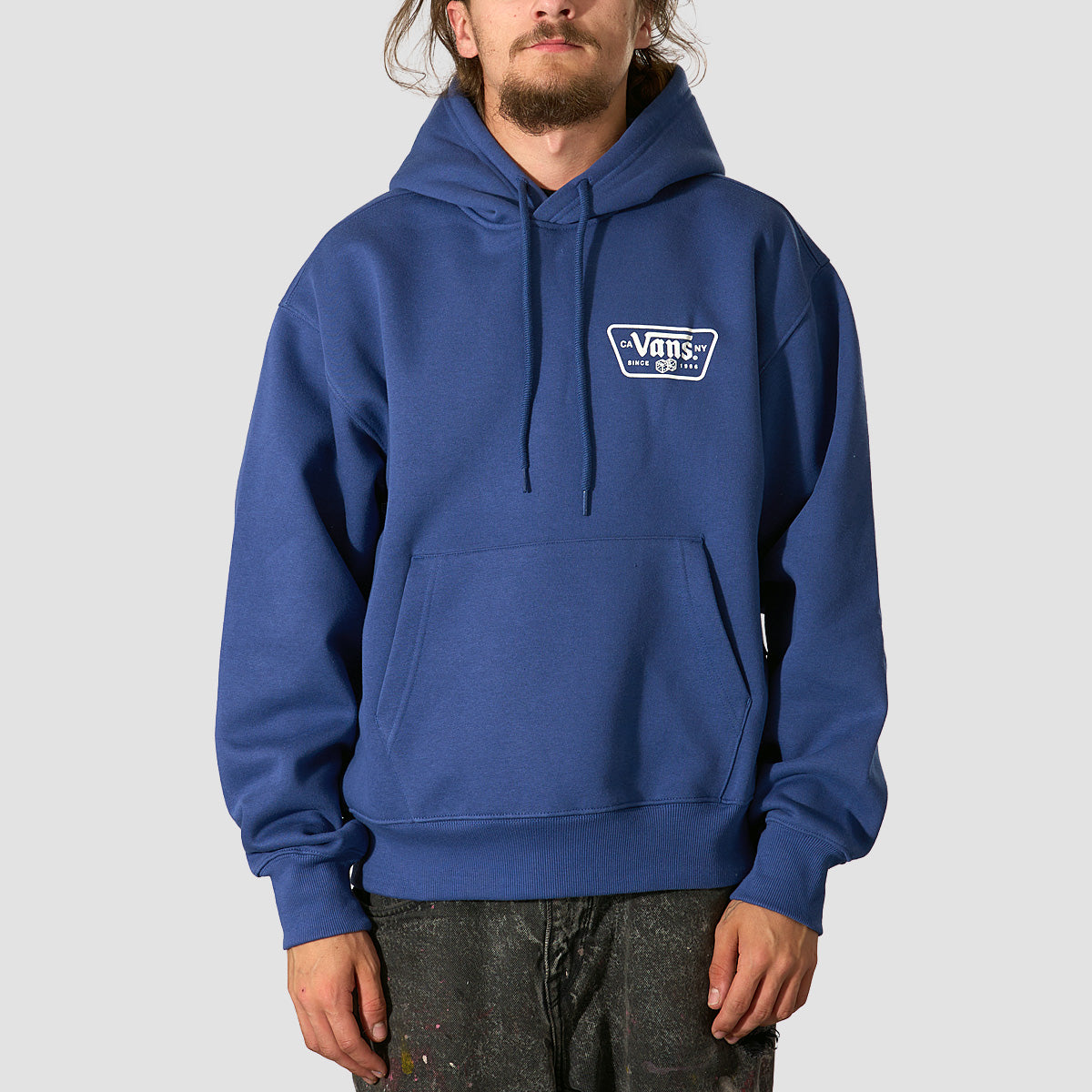 Vans Knu Patch Pullover Hoodie True Navy