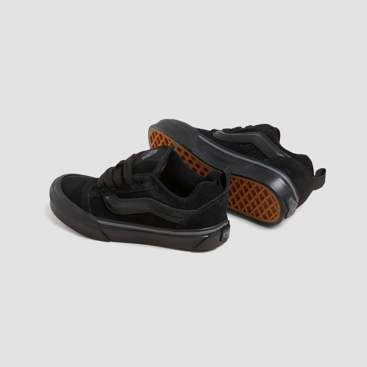 Vans Knu Skool (4-8 Years) Shoes - Black/Castlerock - Kids