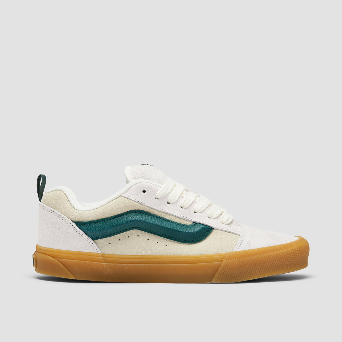 Vans Knu Skool Shoes Green/Marshmallow/DB Lightgum