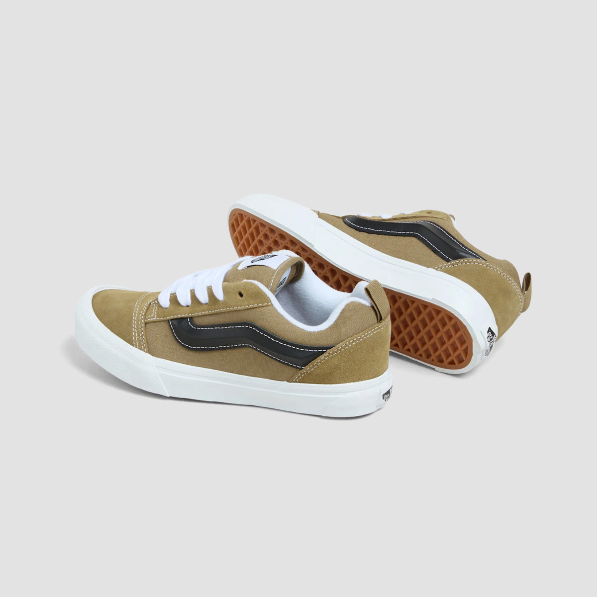Vans Knu Skool Shoes - Olive/Black - Kids