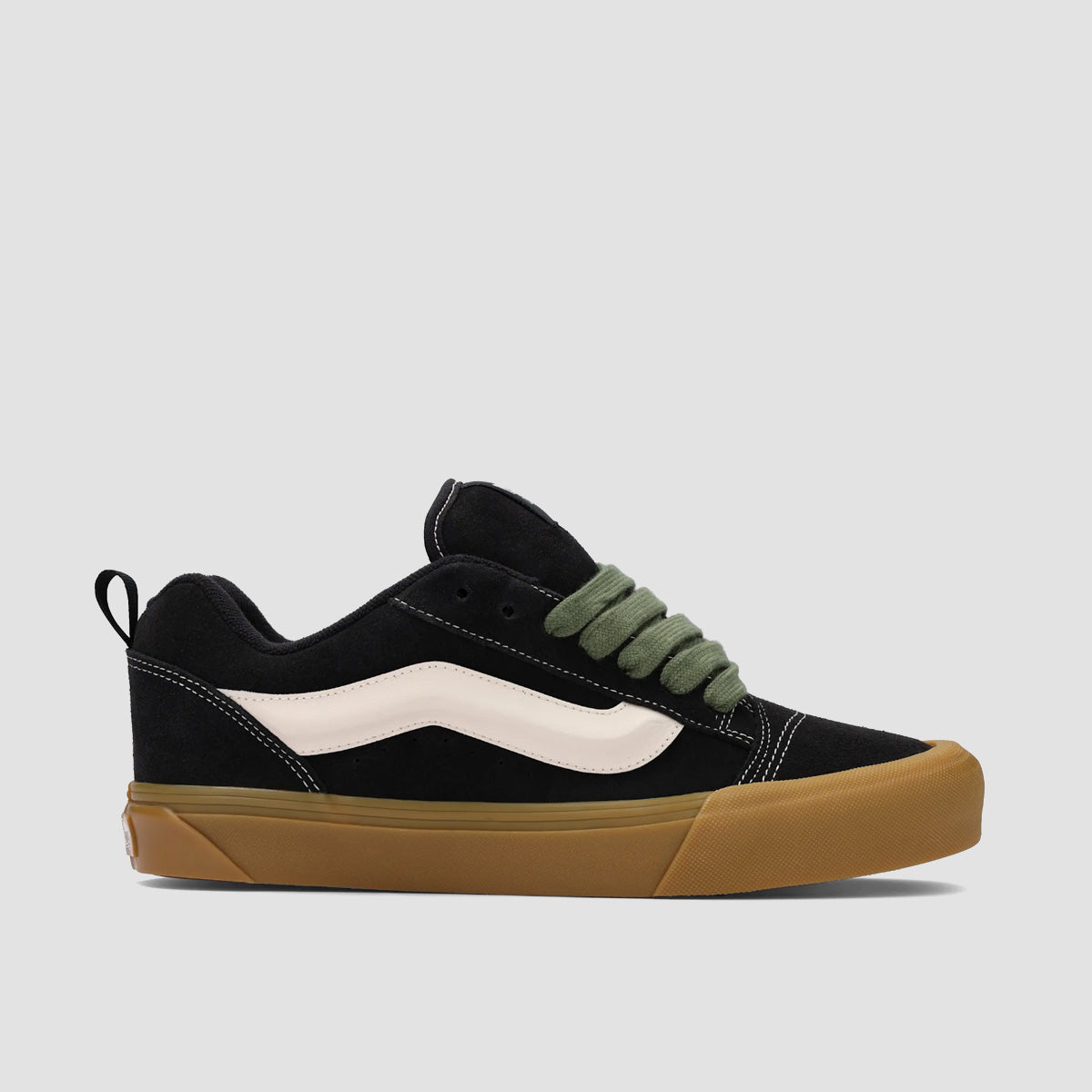 Vans Knu Skool Shoes - POP Black/Green