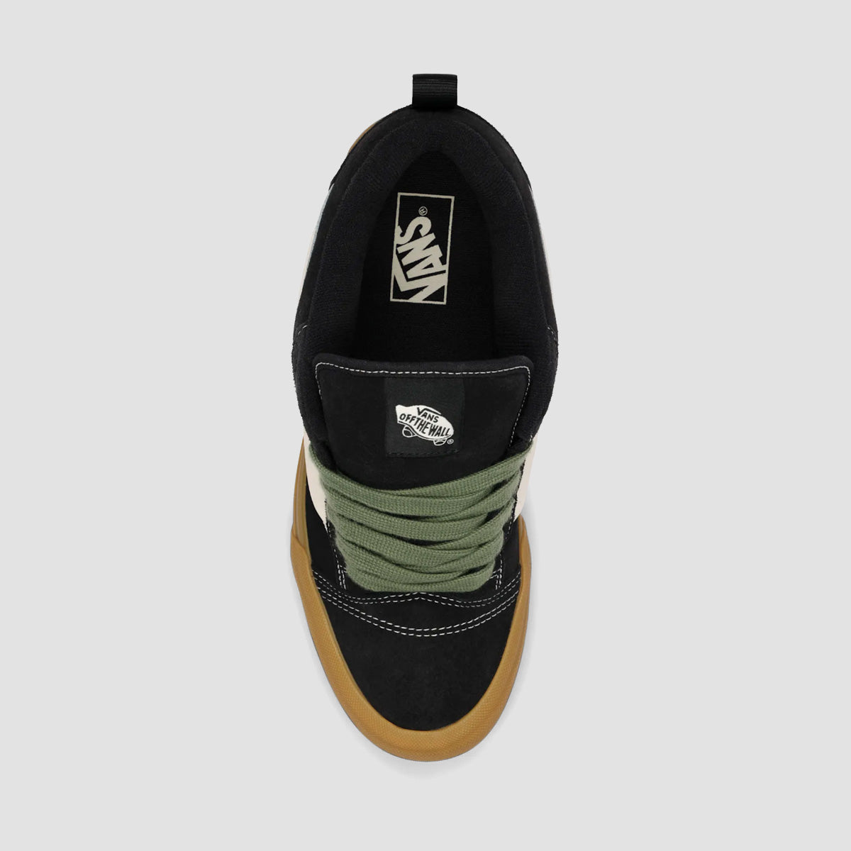 Vans Knu Skool Shoes - POP Black/Green